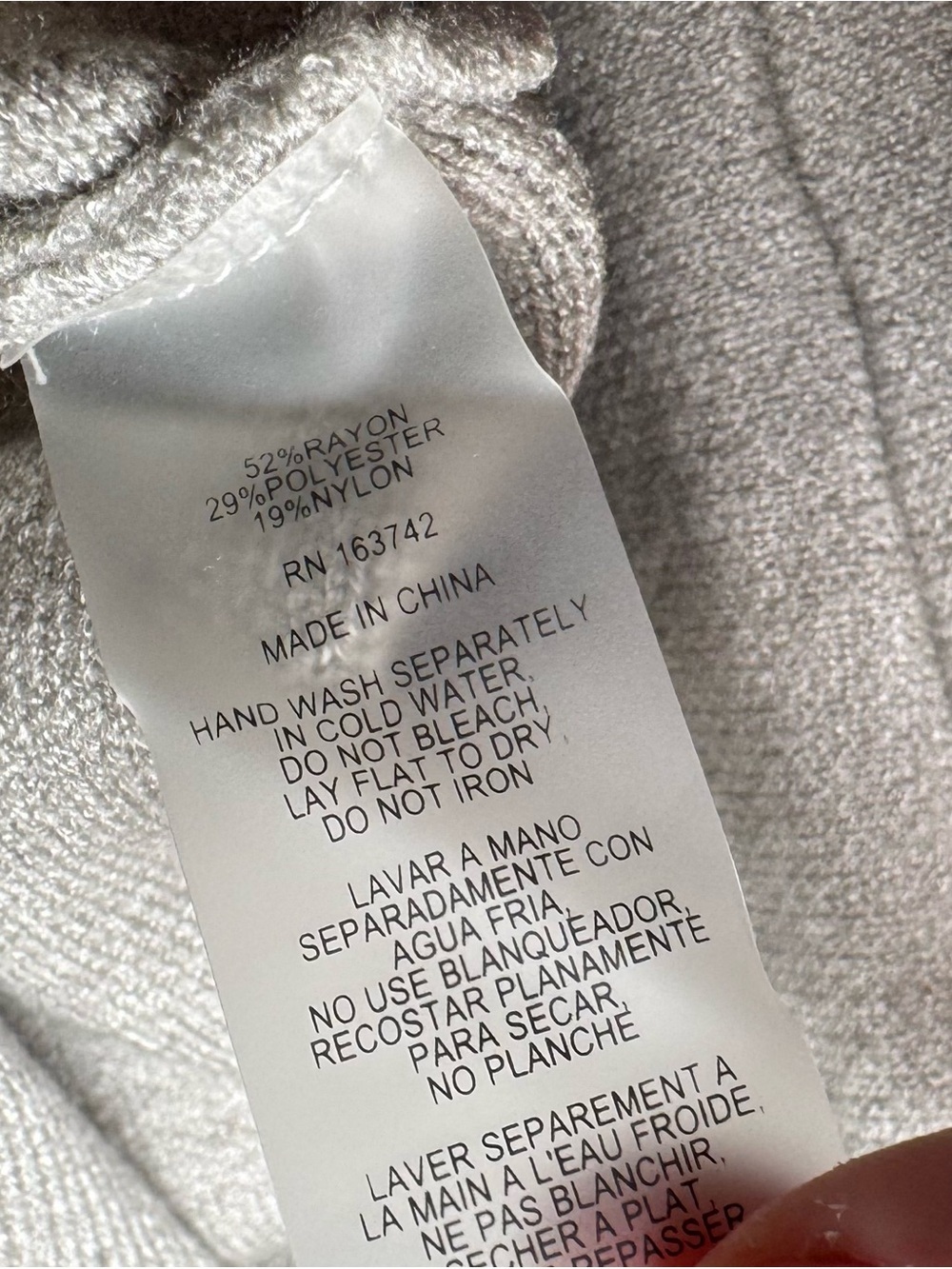 Cynthia Rowley grey turtleneck dolman-sleeve sweater medium - Picture 3 of 12